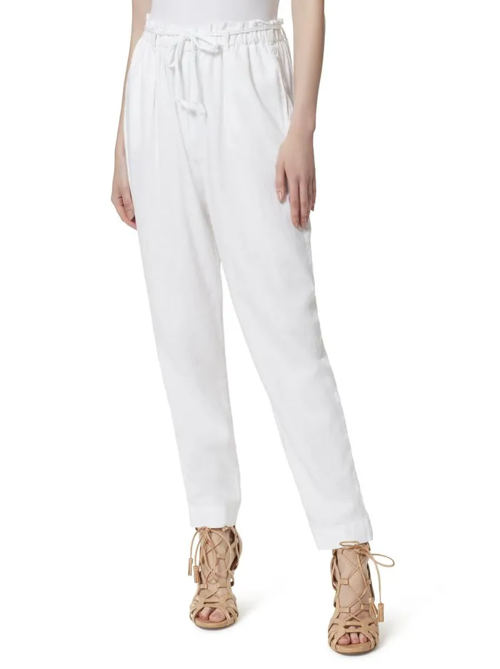 Jessica Simpson Bottoms Women Tapered Beach Pant In White White