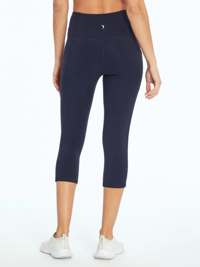 Jessica Simpson Bottoms Women Tummy Control Capri In Midnight Blue Midnight Blue