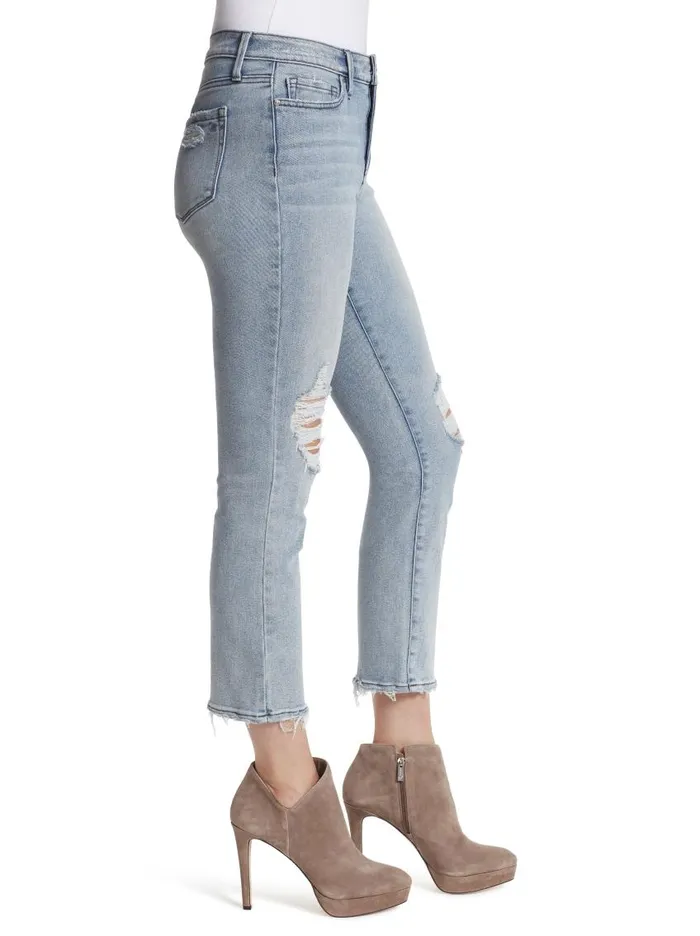 Jessica Simpson Denim Women Arrow Straight Ankle Jeans In Dazed Dazed