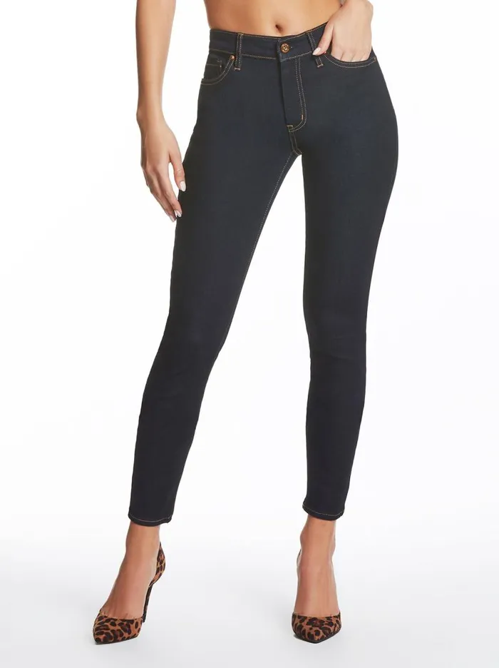 Jessica Simpson Denim Women Curvy High Rise Skinny Jean In Rustin Rustin