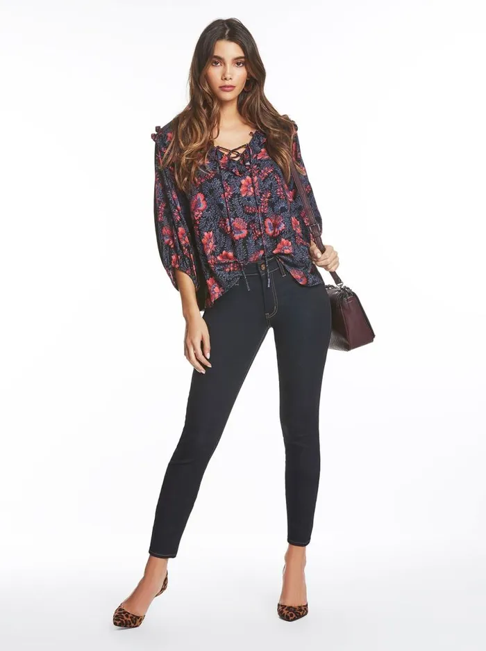 Jessica Simpson Denim Women Curvy High Rise Skinny Jean In Rustin Rustin