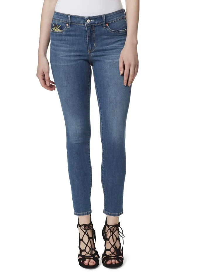 Jessica Simpson Denim Women Kiss Me Ankle Skinny Jeans In Side Eye Side Eye