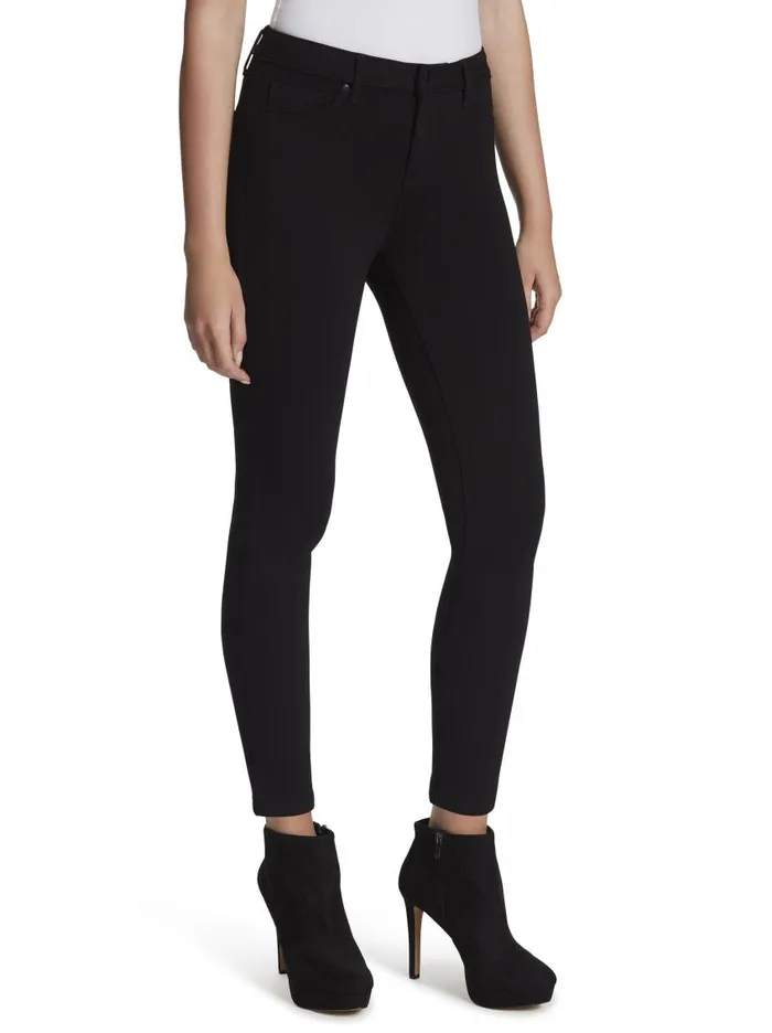 Jessica Simpson Denim Women Kiss Me Super Skinny Jeans In Black Ponte Black