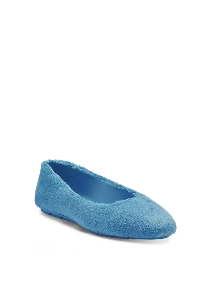 Jessica Simpson Flats Women Brinley Flat In Blue Fuzzy Blue
