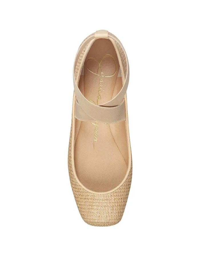 Jessica Simpson Flats Women Mandalaye Ballet Flat In Natural Woven Natural