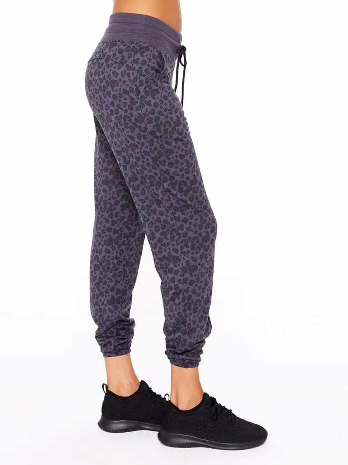 Jessica Simpson Loungewear Women Felicity Jogger In Black Painted Leopard Black Painted Leopard