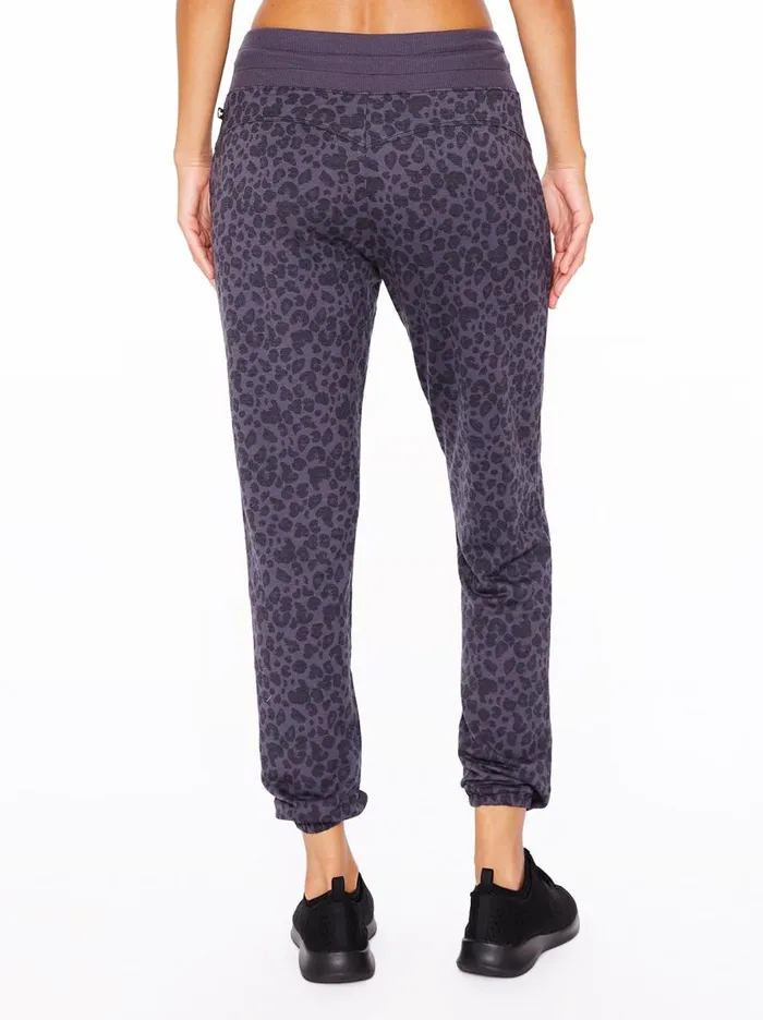 Jessica Simpson Loungewear Women Felicity Jogger In Black Painted Leopard Black Painted Leopard