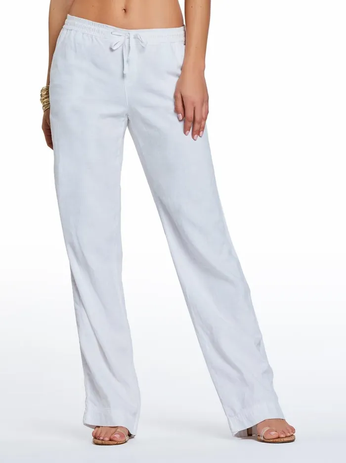 Jessica Simpson Loungewear Women Nara Beach Pant In White Bright White Jessica Simpson Loungewear Women Nara Beach Pant In White Bright White