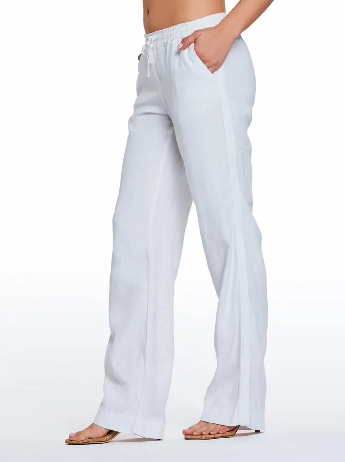 Jessica Simpson Loungewear Women Nara Beach Pant In White Bright White Jessica Simpson Loungewear Women Nara Beach Pant In White Bright White