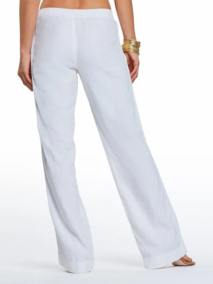 Jessica Simpson Loungewear Women Nara Beach Pant In White Bright White Jessica Simpson Loungewear Women Nara Beach Pant In White Bright White