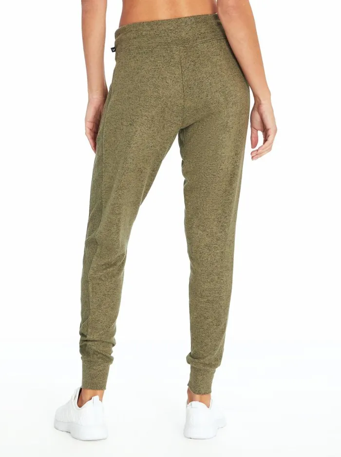 Jessica Simpson Loungewear Women Ronnie Jogger In Heather Lichen Green Heather Lichen Green