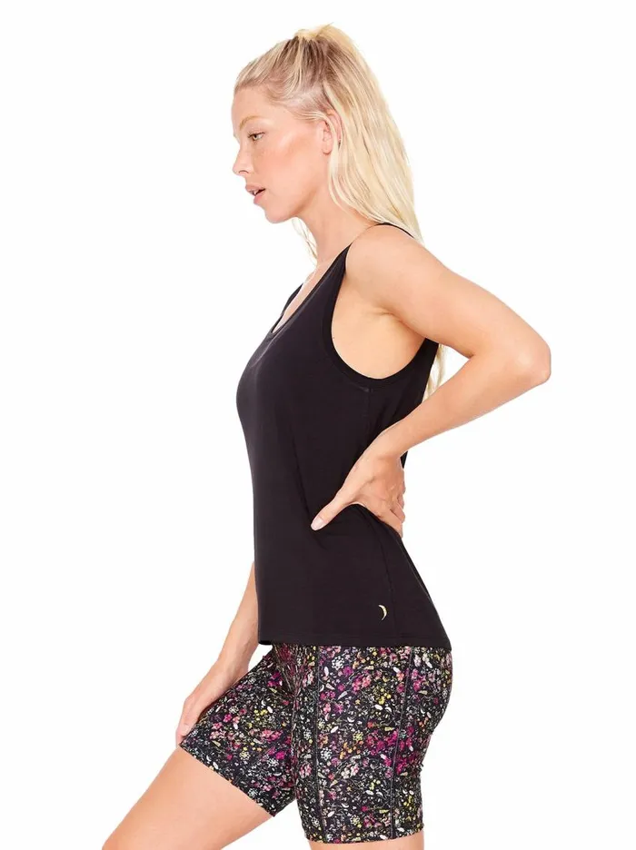 Jessica Simpson Loungewear Women Rose Tank In Meteorite Meteorite