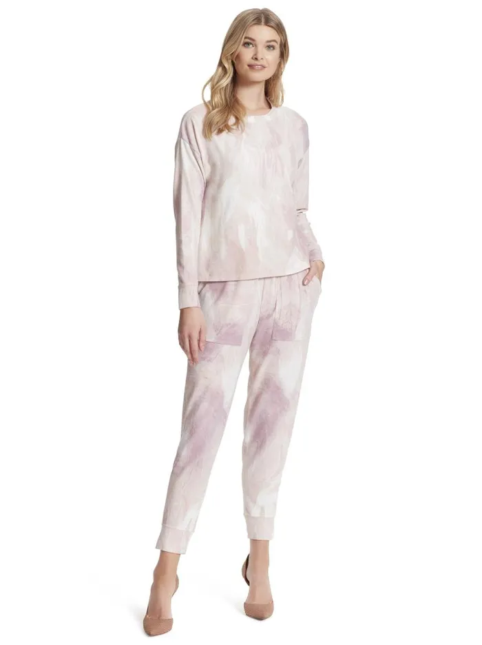 Jessica Simpson Loungewear Women Ryland Jogger In Candy Marble Candy Marble Print Jessica Simpson Loungewear Women Ryland Jogger In Candy Marble Candy Marble Print