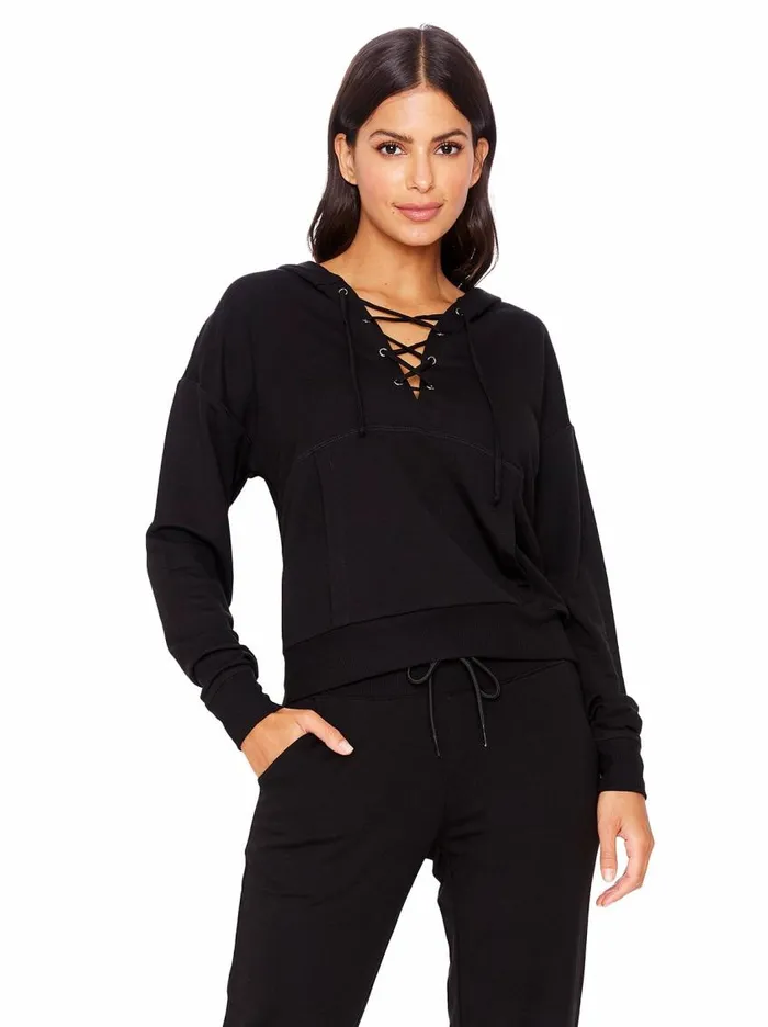 Jessica Simpson Loungewear Women Sunnyside Hoodie In Meteorite Meteorite