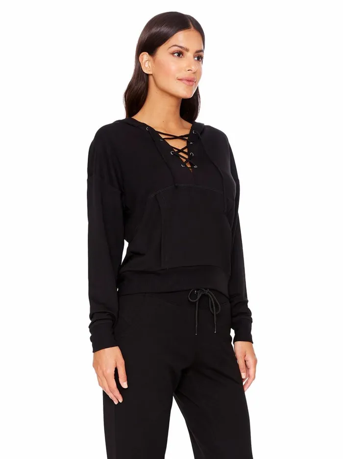Jessica Simpson Loungewear Women Sunnyside Hoodie In Meteorite Meteorite