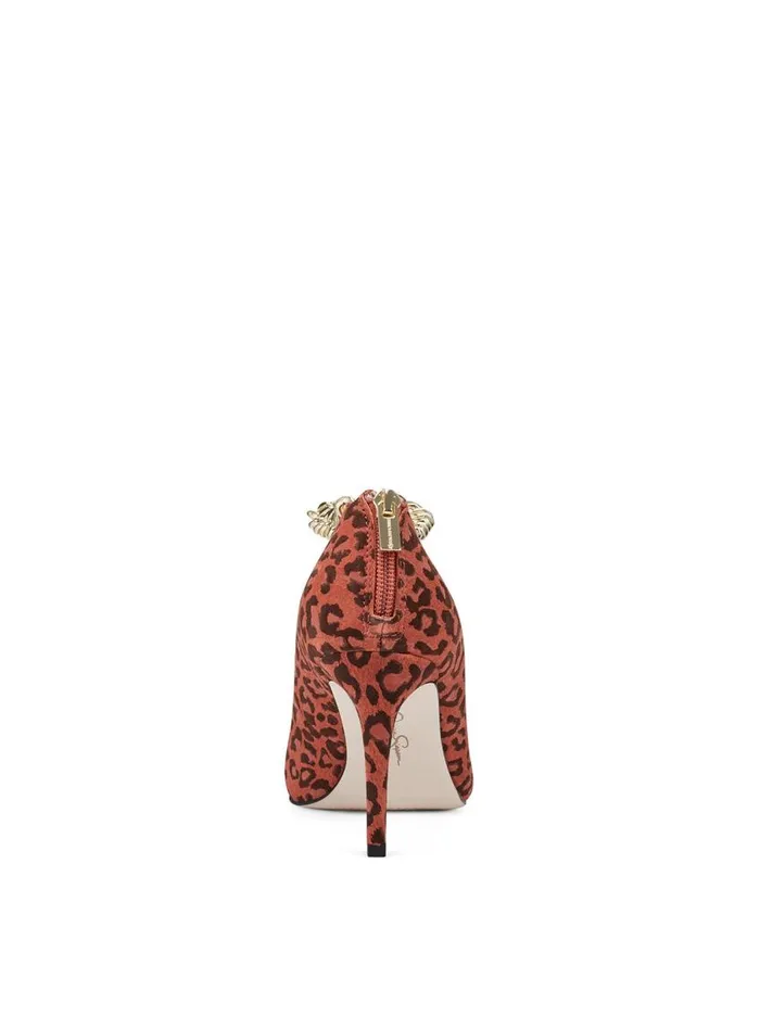 Jessica Simpson Pumps Women Abrellia High Heel In Leopard Orange Leopard