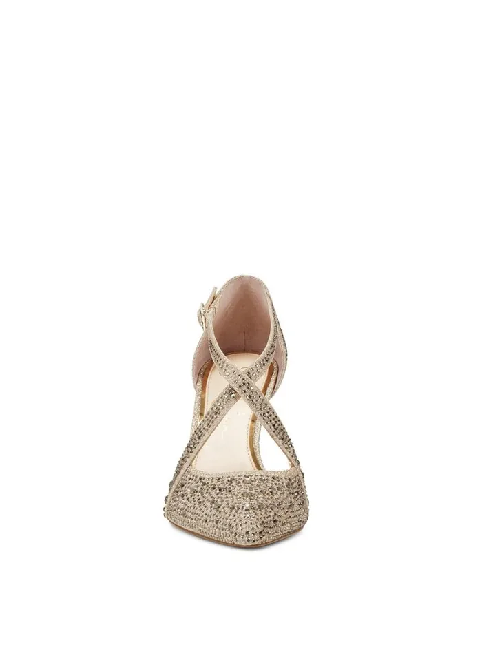 Jessica Simpson Pumps Women Accile High Heel In Champagne Champagne Crystal