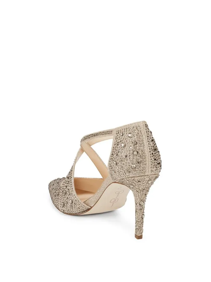 Jessica Simpson Pumps Women Accile High Heel In Champagne Champagne Crystal
