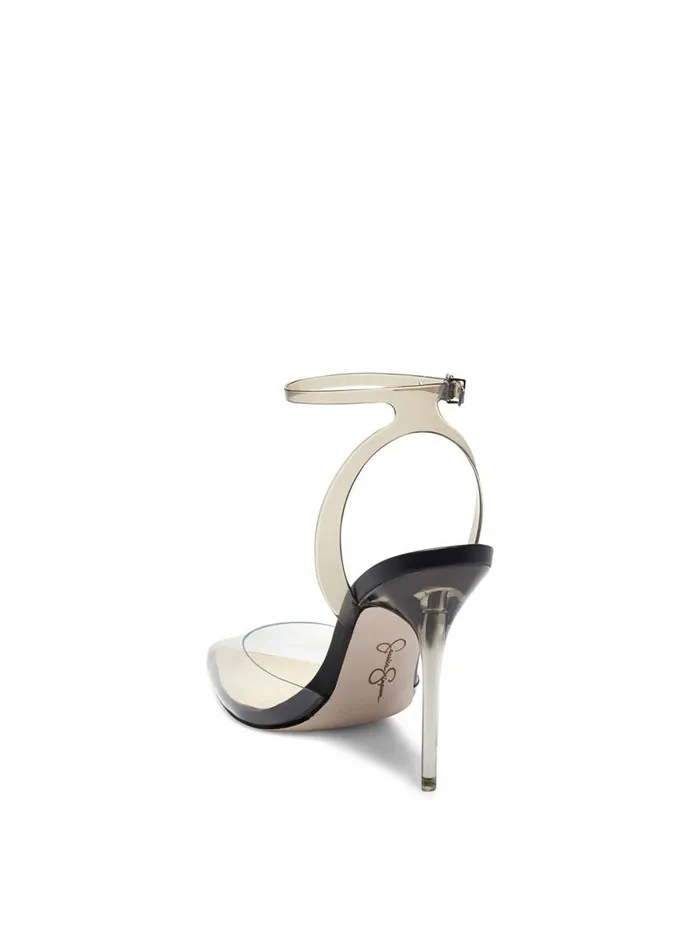 Jessica Simpson Pumps Women Pirrie High Heel In Clear and Black Clear And Black