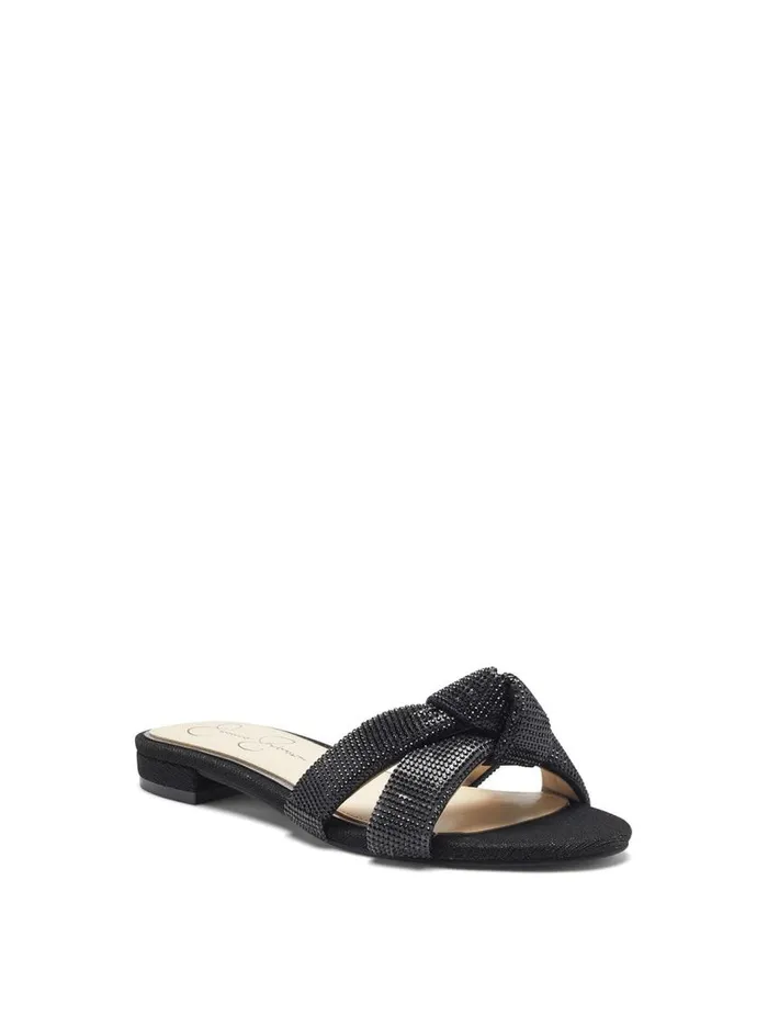 Jessica Simpson Sandals Women Alisen Sandal In Black Textured Black