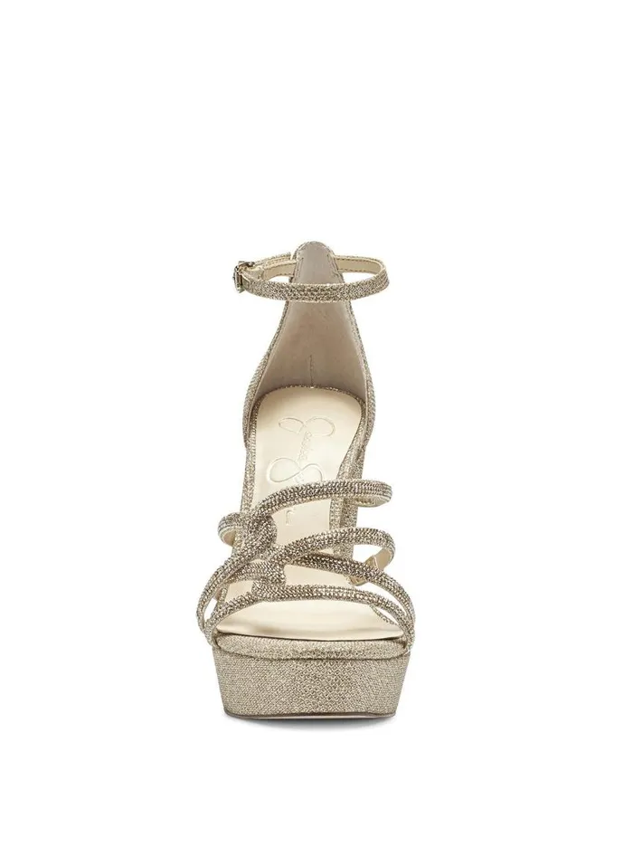Jessica Simpson Sandals Women Ivee High Heel In Cosmo Gold Cosmo Gold