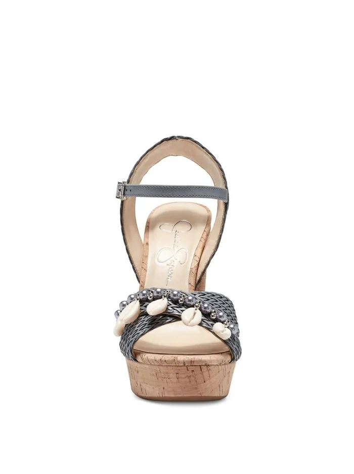 Jessica Simpson Sandals Women Ivriele Platform Sandal In Ash Blue Ash Blue Rattan