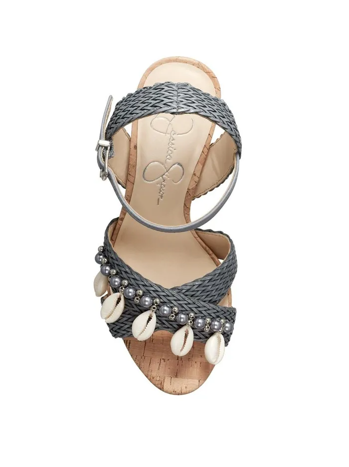 Jessica Simpson Sandals Women Ivriele Platform Sandal In Ash Blue Ash Blue Rattan
