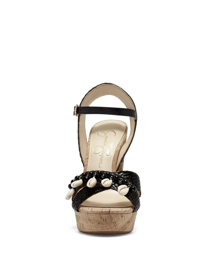 Jessica Simpson Sandals Women Ivriele Platform Sandal In Black Black Rattan