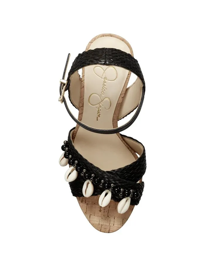 Jessica Simpson Sandals Women Ivriele Platform Sandal In Black Black Rattan