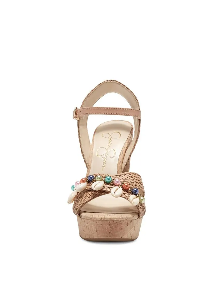 Jessica Simpson Sandals Women Ivriele Platform Sandal In Caramel Caramel Rattan
