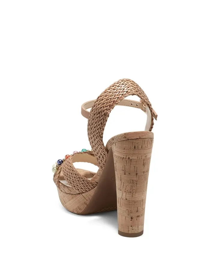 Jessica Simpson Sandals Women Ivriele Platform Sandal In Caramel Caramel Rattan