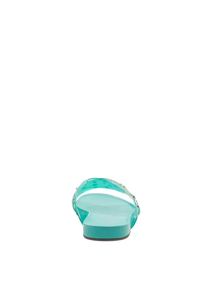 Jessica Simpson Sandals Women Tislie Slide In Seabreeze Seabreeze And Blue Stones