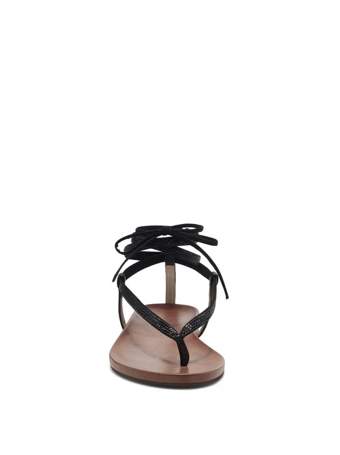 Jessica Simpson Sandals Women Tylia Thong Flat In Black Black