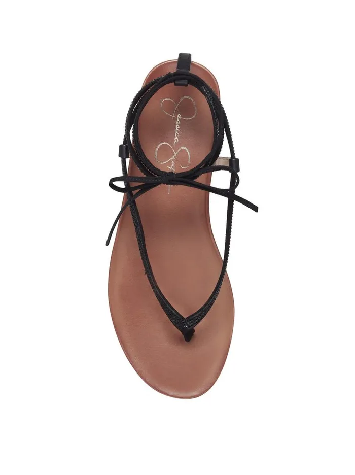 Jessica Simpson Sandals Women Tylia Thong Flat In Black Black