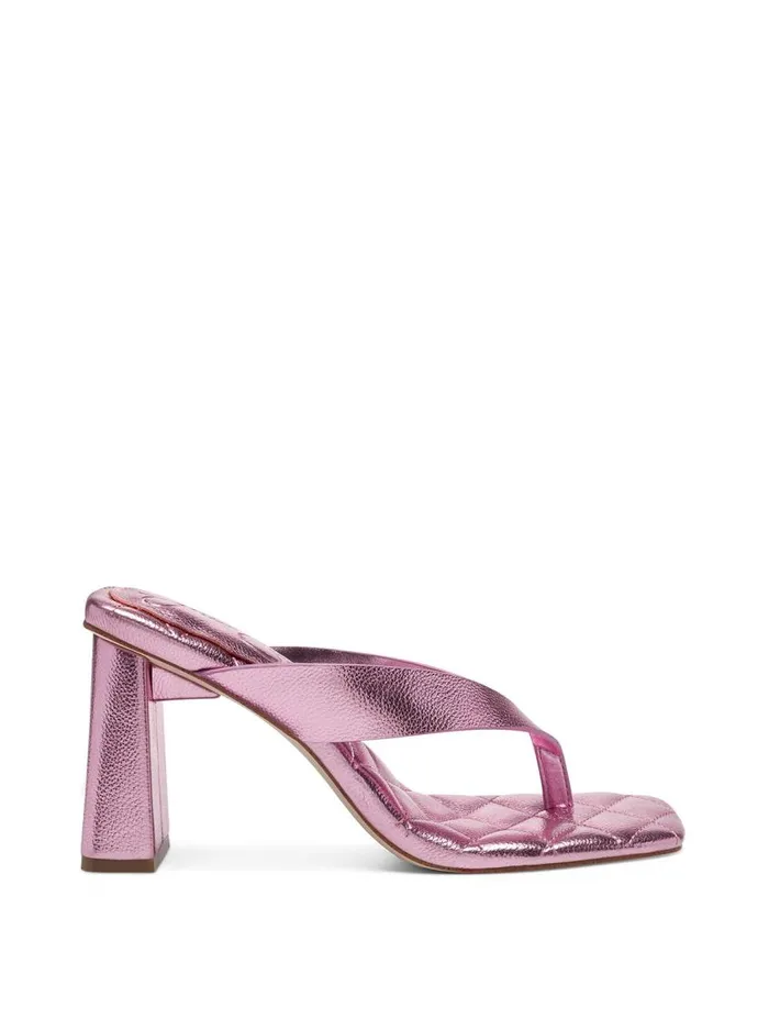 Jessica Simpson Sandals Women Zayde Thong Slide In Pink Metal Pink