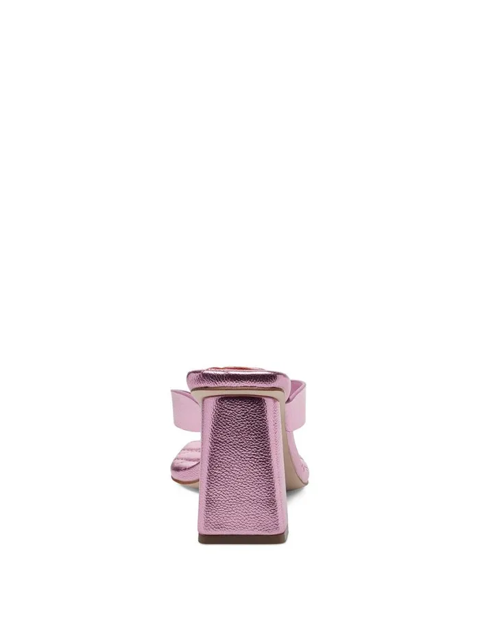 Jessica Simpson Sandals Women Zayde Thong Slide In Pink Metal Pink