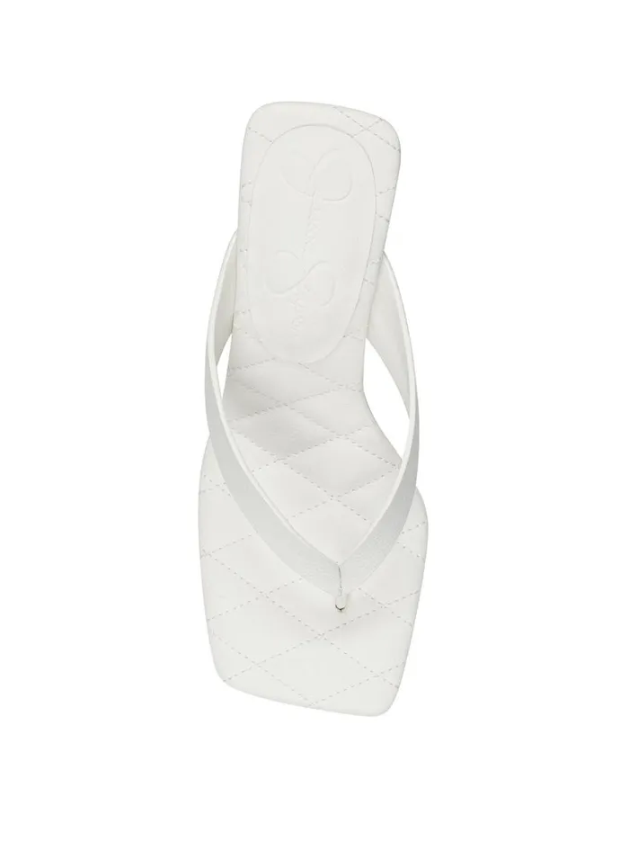 Jessica Simpson Sandals Women Zayde Thong Slide In White Bright White