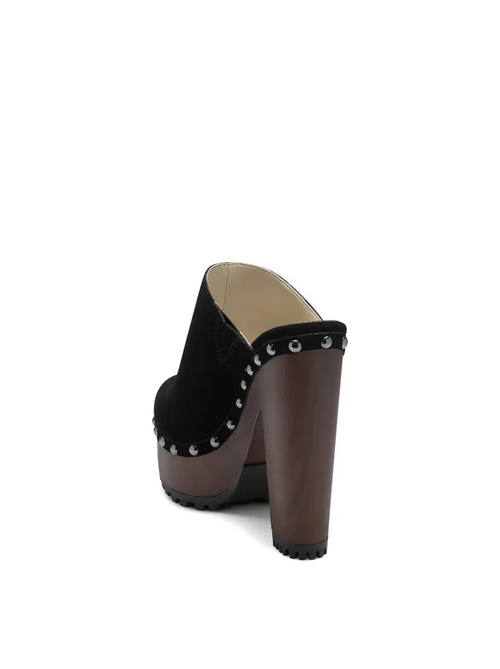 Jessica Simpson Slides and Mules Women Kouren Platform Clog In Black Black