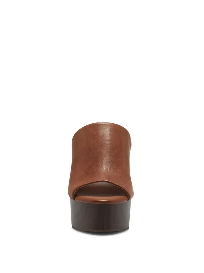 Jessica Simpson Slides and Mules Women Shelbie Platform Slide In Caramel Caramel