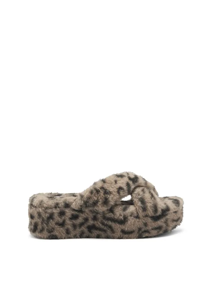 Jessica Simpson Slides and Mules Women Talulla Platform Slide In Leopard Fuzzy Natural Leopard Jessica Simpson Slides and Mules Women Talulla Platform Slide In Leopard Fuzzy Natural Leopard