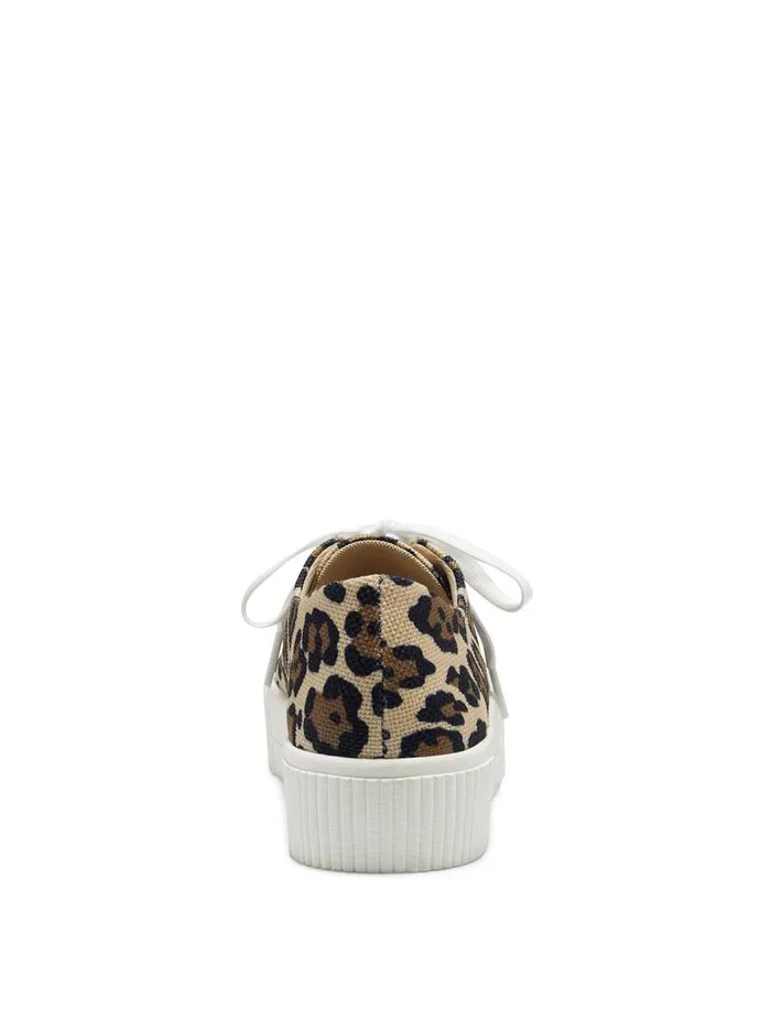 Jessica Simpson Sneakers Women Edda Platform Sneaker In Leopard Natural Textured Leopard