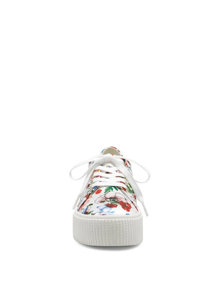 Jessica Simpson Sneakers Women Edda Platform Sneaker In Red Floral White Floral Print