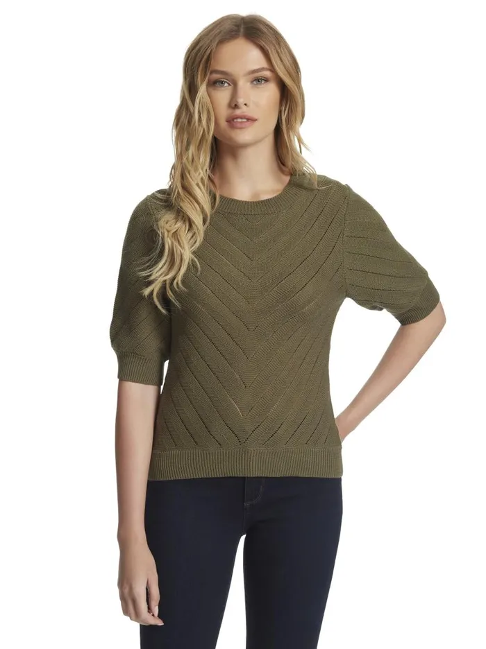 Jessica Simpson Sweaters Women Faye Sweater In Kalamata Kalamata