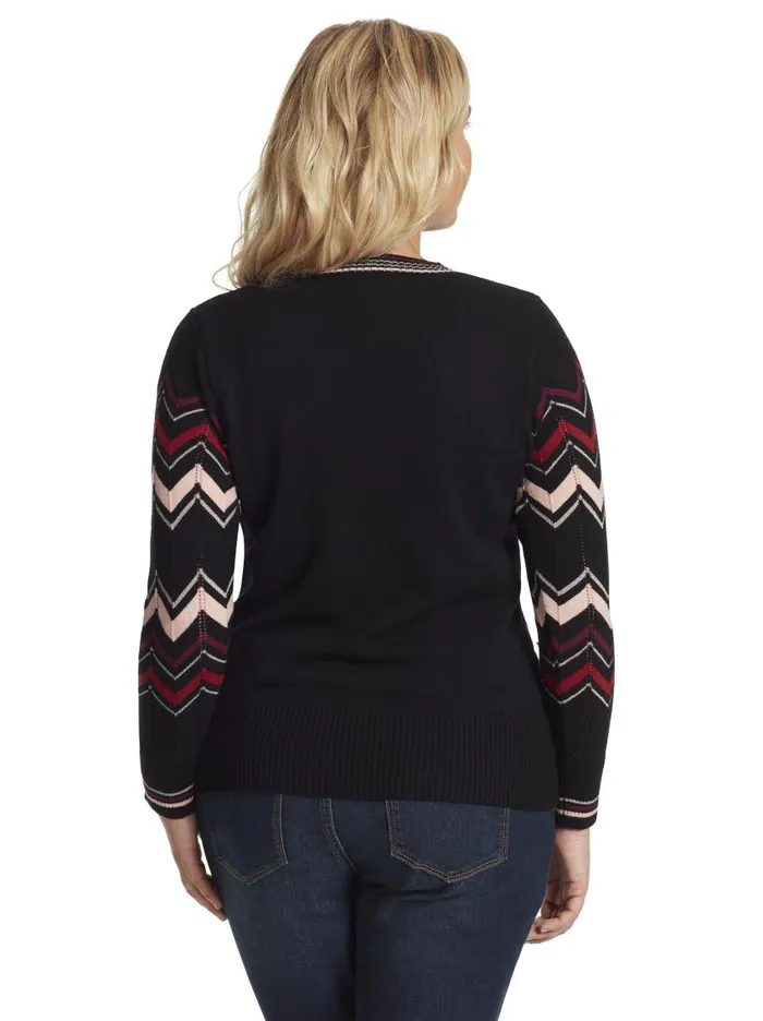 Jessica Simpson Sweaters Women Marcelina Sweater In Black Black Combo