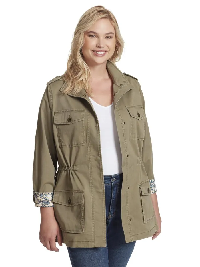 Jessica Simpson Sweaters Women Utility Jacket In Kalamata Kalamata Jessica Simpson Sweaters Women Utility Jacket In Kalamata Kalamata