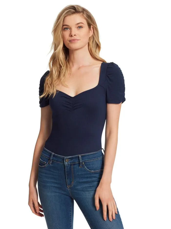 Jessica Simpson Tops Women Amelie Bodysuit In Navy Navy