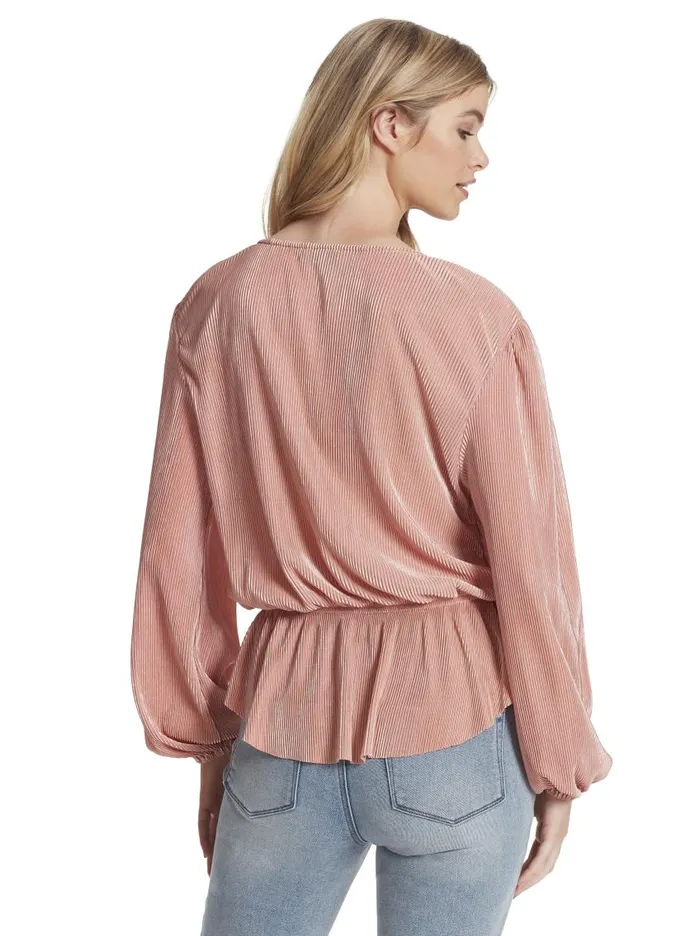 Jessica Simpson Tops Women Bettina Top In Peach Beige Peach Beige