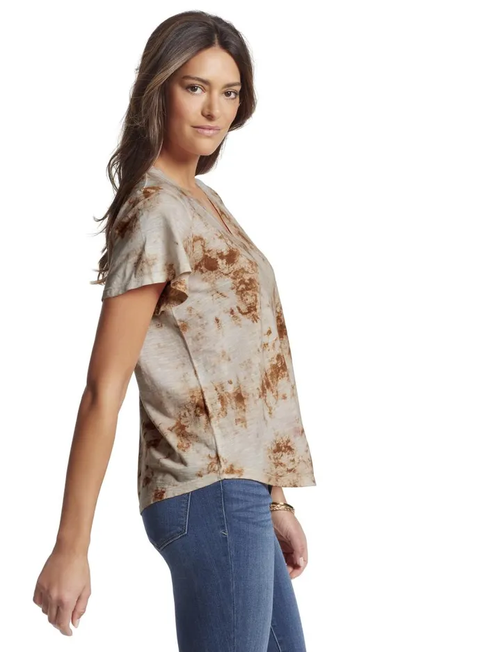 Jessica Simpson Tops Women Carly Tee In Golden Ochre Tie Dye Golden Ochre Tie Dye Jessica Simpson Tops Women Carly Tee In Golden Ochre Tie Dye Golden Ochre Tie Dye