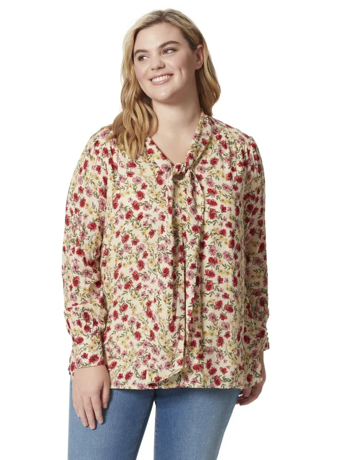 Jessica Simpson Tops Women Dazed Blouse In Canvas Posies Canvas Posies Jessica Simpson Tops Women Dazed Blouse In Canvas Posies Canvas Posies