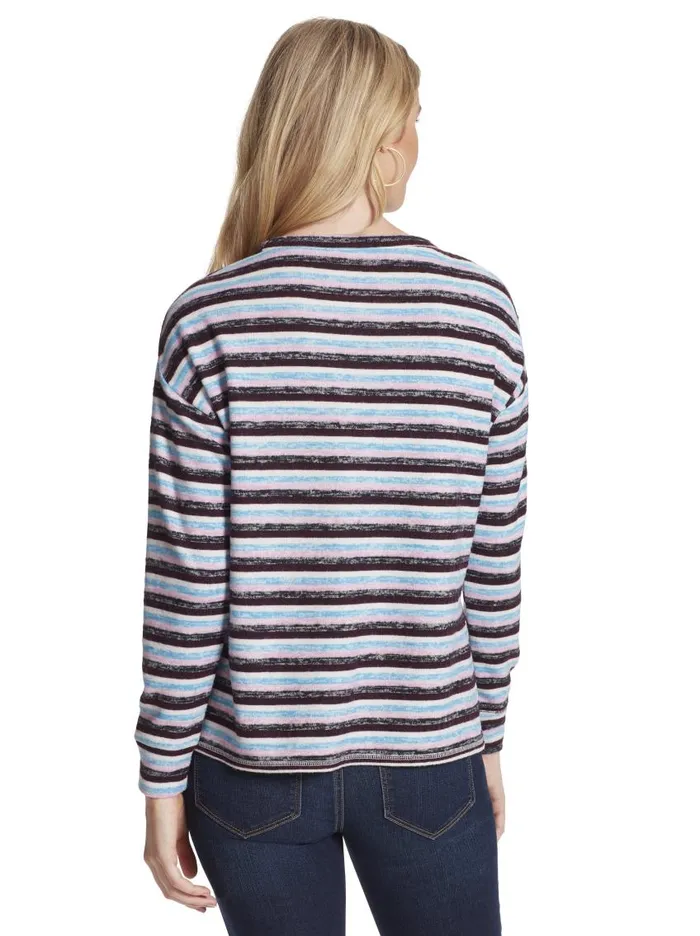 Jessica Simpson Tops Women Lisa Pullover In Multi Stripe Multi Stripe